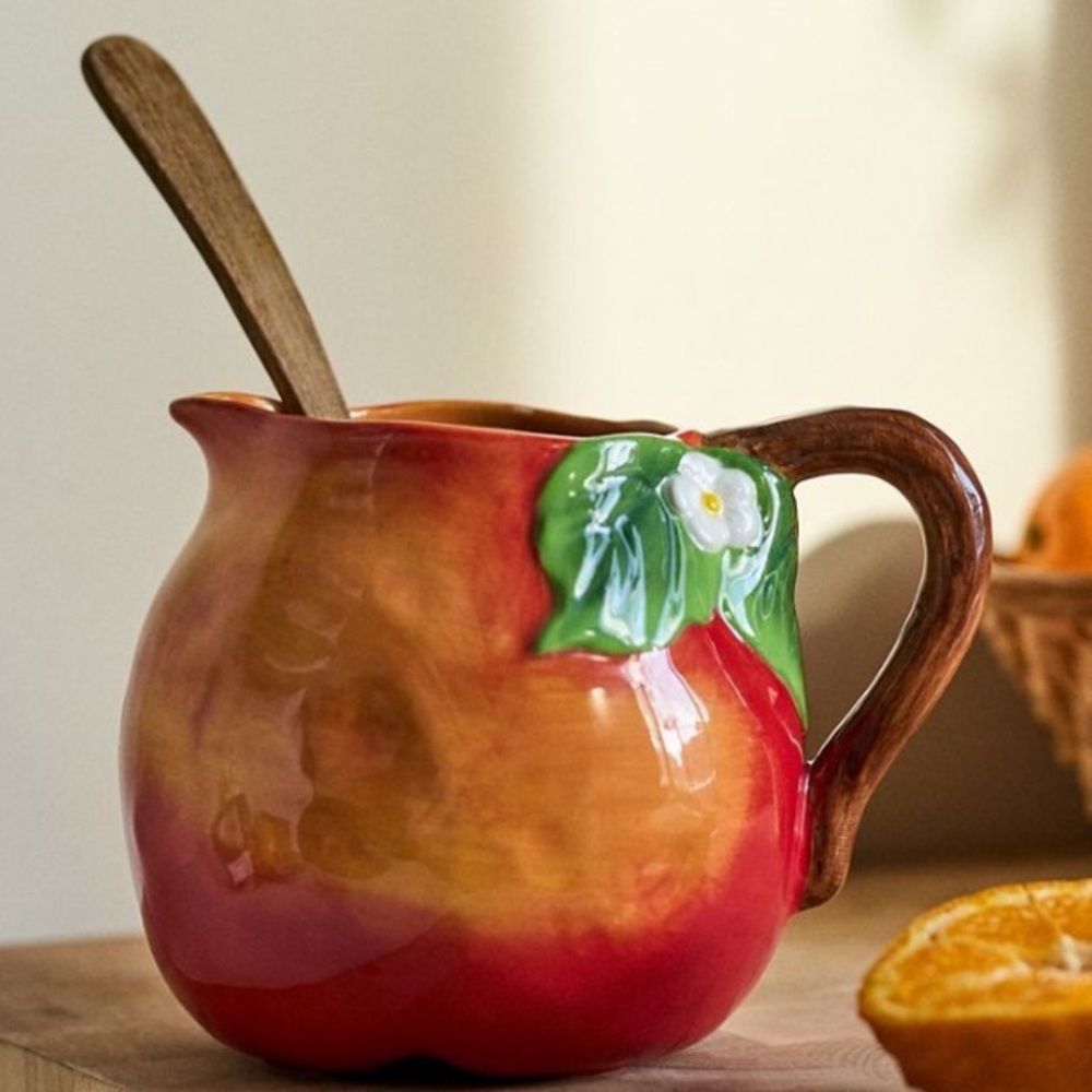 Anthropologie Foster Icon Stoneware Pitcher NWT